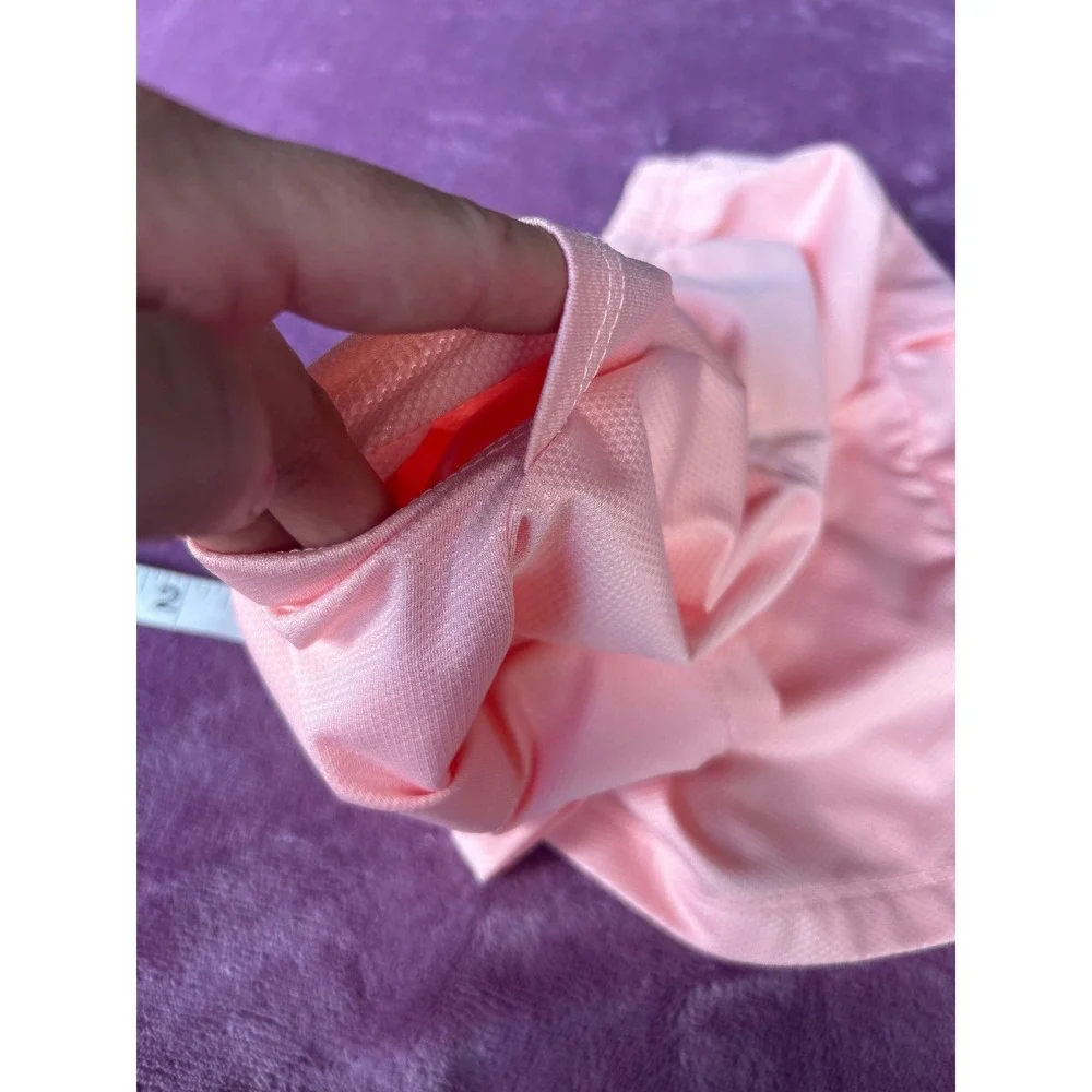 Baleaf Womens Pink Athletic Running Shorts Side Pockets Size Small Elastic Waist
